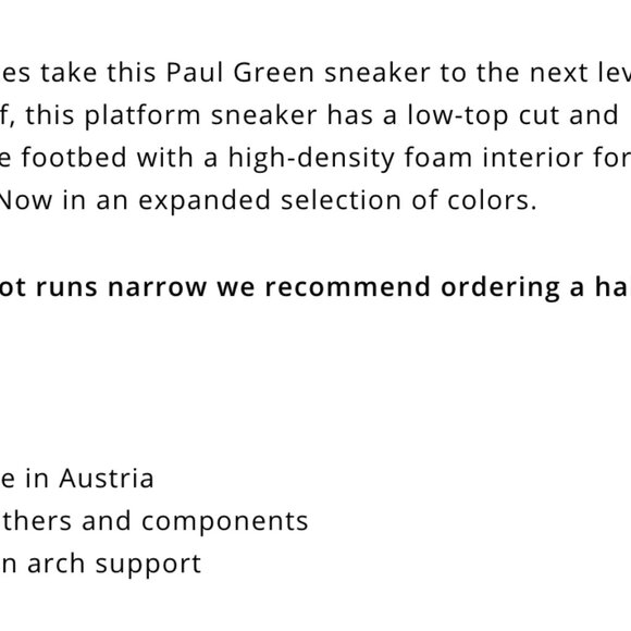 Paul Green Mineral Metallic Hadley Sneakers 5/US 7.5 GUC - Picture 14 of 15